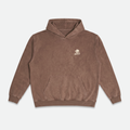 Brown hoodie with 'Normalize Bogeys' text on the back