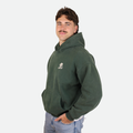 Green hoodie with 'Normalize Bogeys' text on the back 