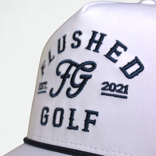 FG Rope Hat - White & Navy
