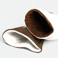 Flushed Golf His & Hers leather golf headcover set