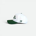 Normalize Bogeys embroidered cotton golf cap with green brim