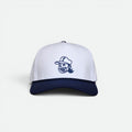 Flushed Golf perforated rope golf hat with navy rope detail